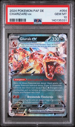 Carta pokemon glurak - ex, |