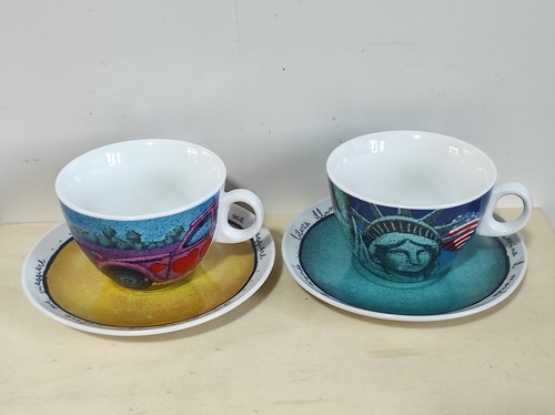 Coppia tazze cappuccino egan - tazze,