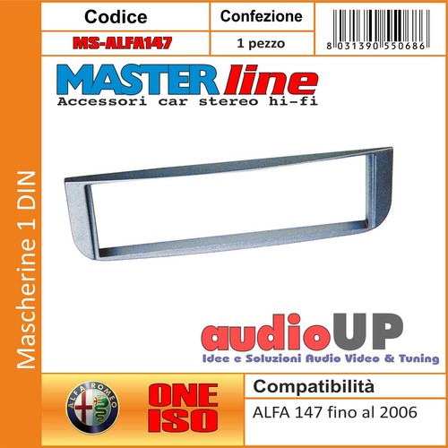Mascherina autoradio din - 1,