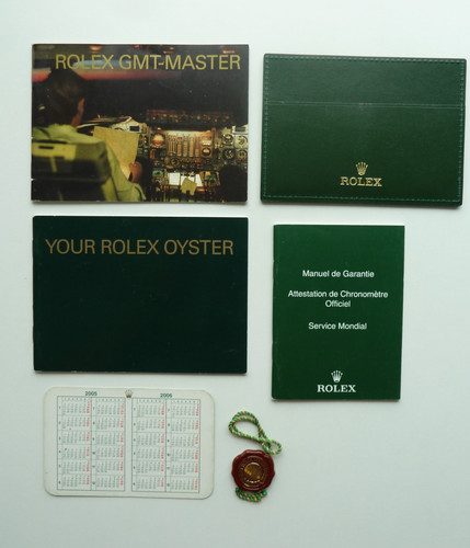 Rolex gmt master booklet set - booklet,