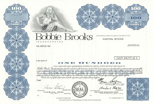 Bobbie brooks inc 1971 - inc.,
