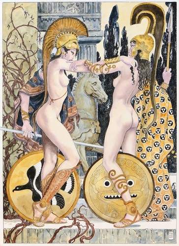 Milo manara poster amazzoni - ,
