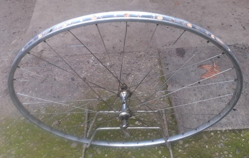 Ruota anteriore bici corsa - 28",