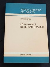 LE INVALIDILITA' DEGLI ATTI