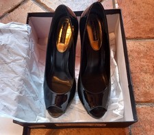 Scarpa Vernice Nera N. 40 Roberto Fabiani