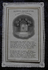 ANTICO BIGLIETTO DI PREGHIERA