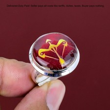 Anello solitario argento