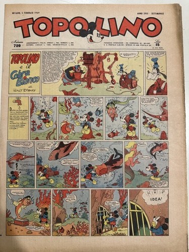 Rivista settimanale topolino - rivista,
