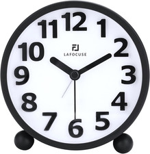 Metallo sveglia numeri grandi - sveglia,