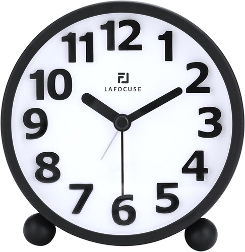 Metallo sveglia numeri grandi - metallo,