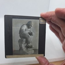 Glass magic lantern - lantern, slide