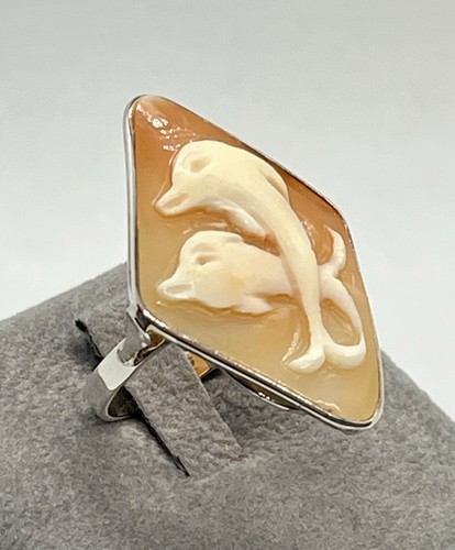 Anello cammeo corniola - cammeo,