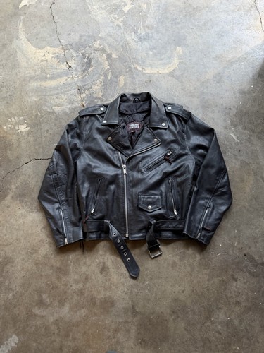 Giacca moto vintage vera pelle - moto,