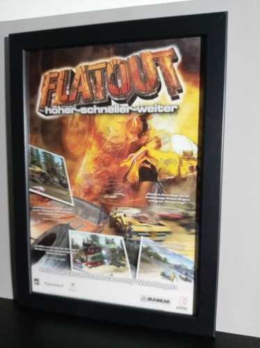 Raro flatout ps2 xbox - flatout, foglio