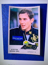 AYRTON SENNA ROOKIE STICKER RARA ED. BLU/EDIS 1986 #31 NEW
