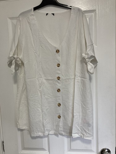 Nuovo polsino bianco - *nuovo*, con