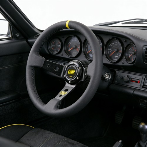 Volante sportivo auto pelle
