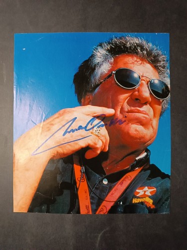 Autografo mario andretti - mario,