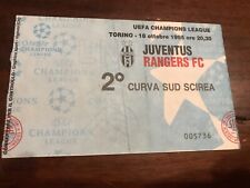 Juventus - Rangers 95/96 champions League biglietto ticket 