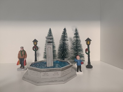 Natale fontana miniatura per - natale,