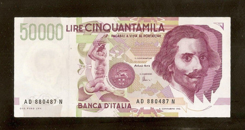 Repubblica italiana 50000 - 50000, lire