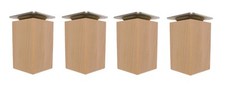 4x Gamba per Mobili in Legno