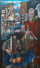 Dipinto A Mano Acrilico 