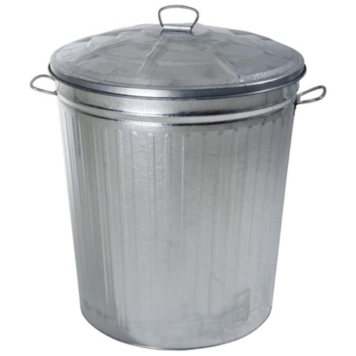 Bidone zincato litri - bidone,