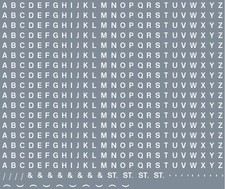 Foglio Alphabet: Lettere BR