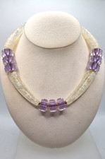 LUCITE COLLANA VINTAGE