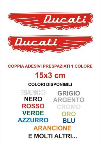 Kit adesivi ducati vintage - kit,