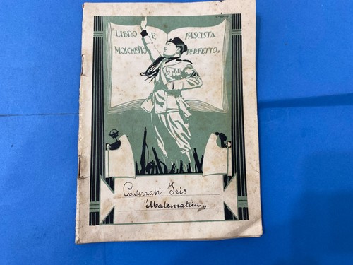 Quaderno ventennio dux - quaderno,