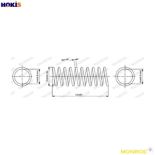 Molla sospensione sp2448 - molla,