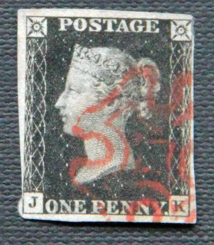 1840 penny nero - gb,