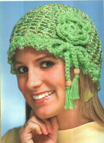 Cappello cloche lime - cappello,