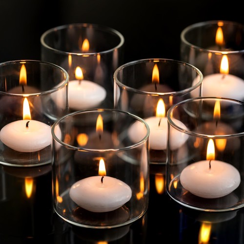 Romadedi porta candele vetro - candele,