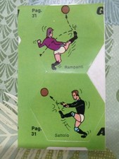 Figurina Esagonale Fiorentina Edisport Tuttocalcio 1972-73 Rampanti Sattolo