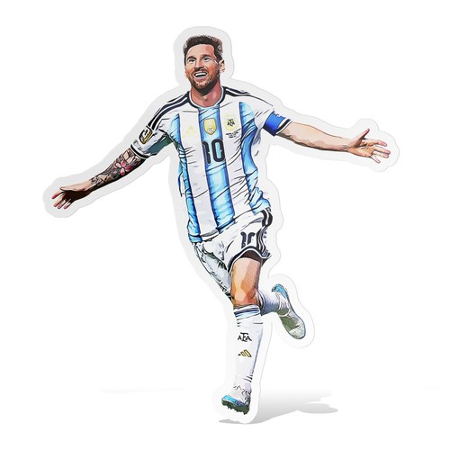 Adesivo lionel messi argentina - adesivo,