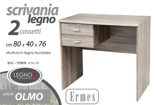 Scrivania moderna cassetti - 2,