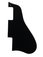 Battipenna per chitarra Gibson ES-335 stile corto - 1 strato - NERO OPACO
