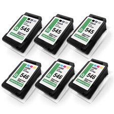 6x Cartuccia 3+3 per Canon Pixma MG-2950-S MG-3050 MG-2550-s MX-494 MG-2940 MX-495