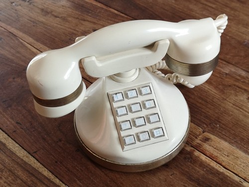 Telefono vintage telcer gold