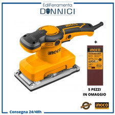 Levigatrice orbitale elettrica 320W con 5 fogli inclusi per muro legno INGCO