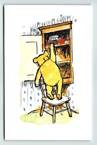 Cartolina winnie the pooh - winnie,
