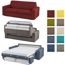 Divano Letto RIBALTONE Matrimoniale Imbottito Materasso 16cm MADE IN ITALY