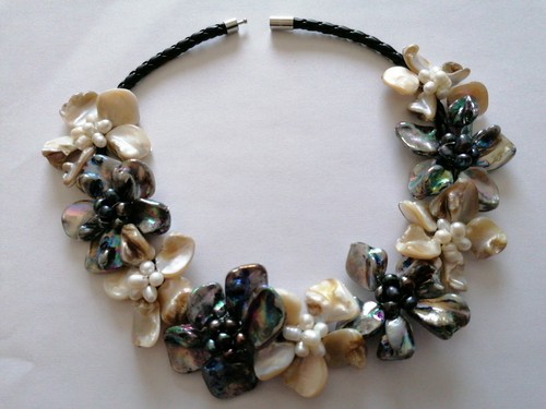Collana collier perle fiume - collana, di