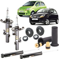 Kit 4 ammortizzatori completo MATIZ SPARK 0.8 1.0 benzina GPL dal 2005 al 2013