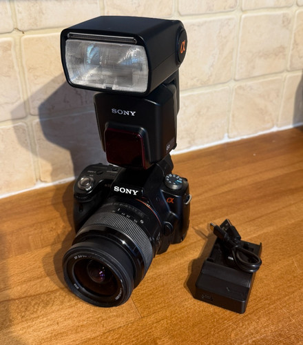 Fotocamera sony alpha a33 con - fotocamera,