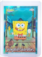 SPONGEBUCK SQUAREPANTS 2025 TOPPS CHROME SPONGEBOB AQUA LAVA /199 Q4920