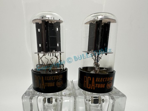 Rca 6sn7gtb tubi piastra - tubi, nera